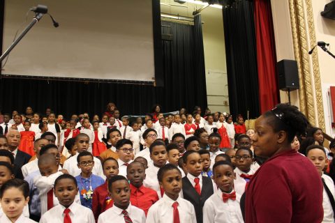 OPS Combined Choir (Seniot and Junior Choirs) 200 plus voices